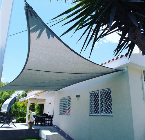 Toldo Lona Malla Sombra Vela Rectangular 3.0x2.0 Mts Jardin 1