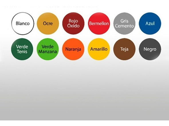 Pintura Para Pisos Y Fachadas 1lt Varios Colores 1