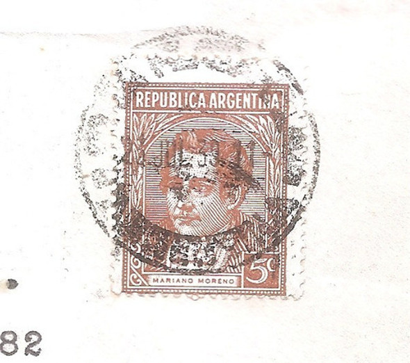 Argentina 1939 Sobre Circulado  Numero  63ak 1 Argentina 1939 Sobre Circulado  Numero  63ak 1