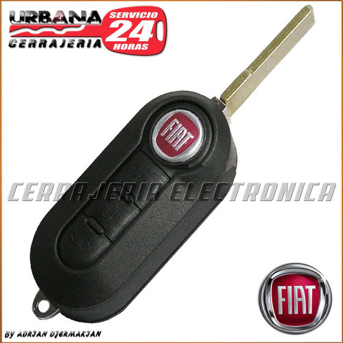 Carcasa Llave Fiat Gran Siena Codificada Cerrajeria Urbana 0