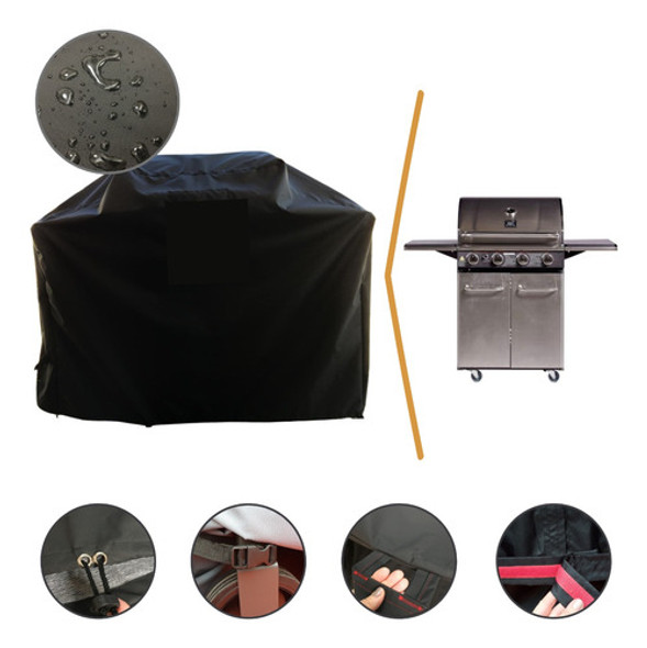 Funda Parrilla Americana Grande Impermeable 110x150x60 Cm 0