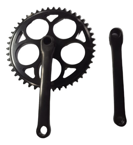 Jgo. Plato Y Palancas P/ Bici. 46 Dientes. Punta Redonda 0