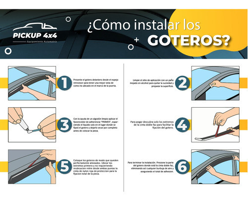 Goteros Chevrolet Montana 2004-2010 1