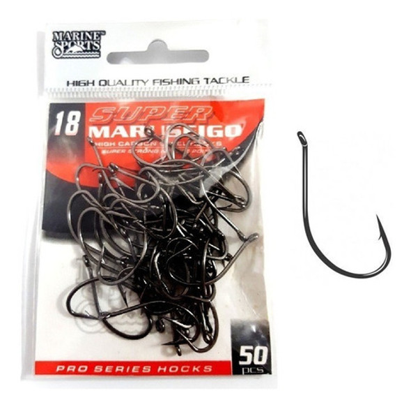 Anzuelo Marine Sport Super Maruseigo N°18 X 50 Unidades 0