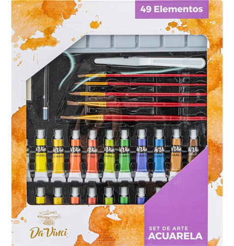 Acuarelas Da Vinci Set Arte X49 Elementos Serviciopapelero 0