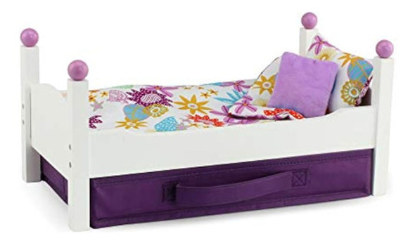 Emily Rose Cama Para Muñecas De 14 Pulgadas | Cama De Muñeca 0