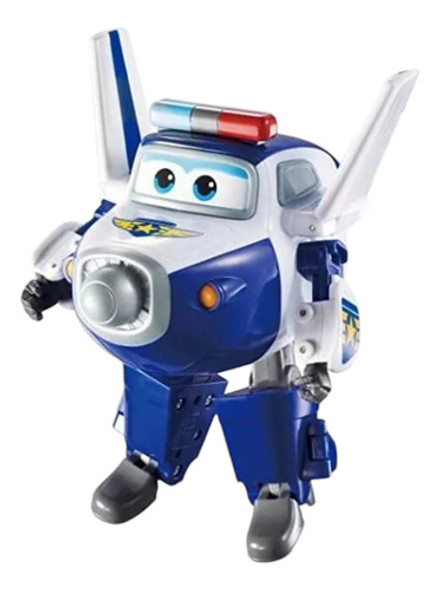 Super Wings Avión Transformable Figuras Superchatged Paul 1
