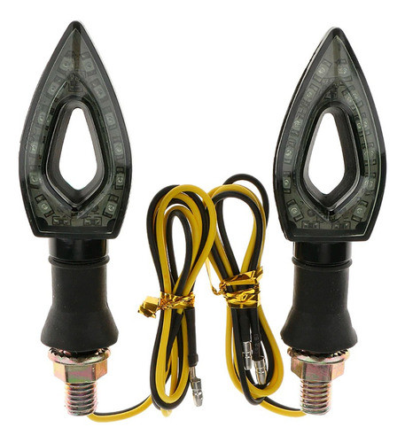 Faro De Giro Moto Universal Ambar 12v 5w 1500 Lum Luxled 0