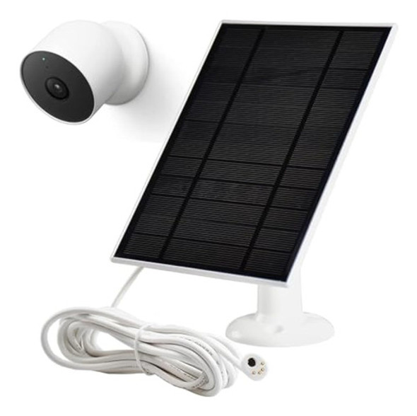 Cargador De Panel Solar Para Google Nest Cam Al 0 Cargador De Panel Solar Para Google Nest Cam Al 0