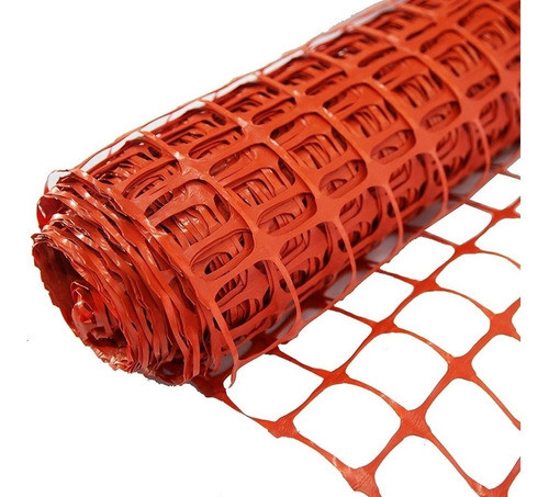 Malla De Red Naranja Para Obra 1 X 50 1