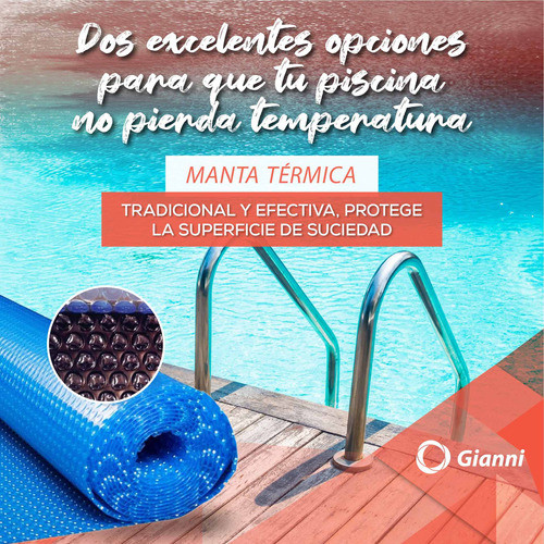 Manta Térmica Piscina 300 Micras 1,5m De Ancho Rollo 95 Mts 1