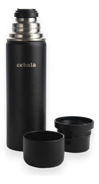 Set De Termo Mate Y Bombilla De Acero Inoxidable 1