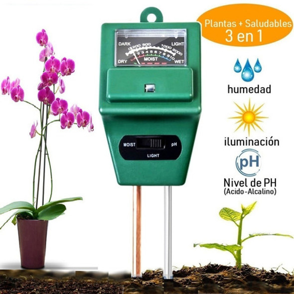 Medidor De Humedad Luz Y Ph Para Plantas Flor Cuidado Bola8 1