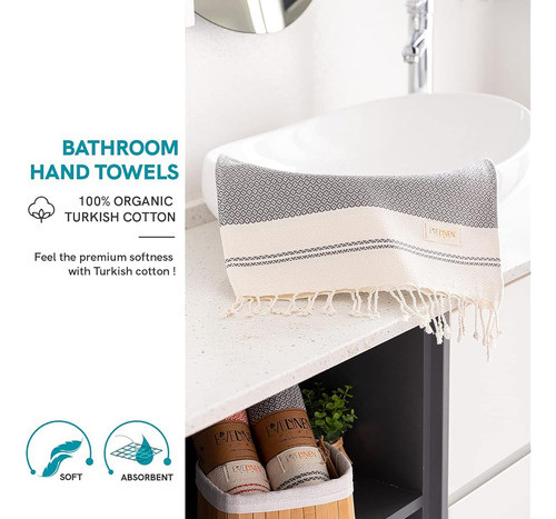 Evelynen Toallas De Mano Turcas Para Baño Y Paños De Cocina 1