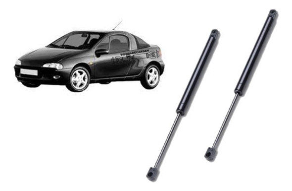 Kit X2 Amortiguadores Baul Chevrolet Corsa Tigra 1 Kit X2 Amortiguadores Baul Chevrolet Corsa Tigra 1
