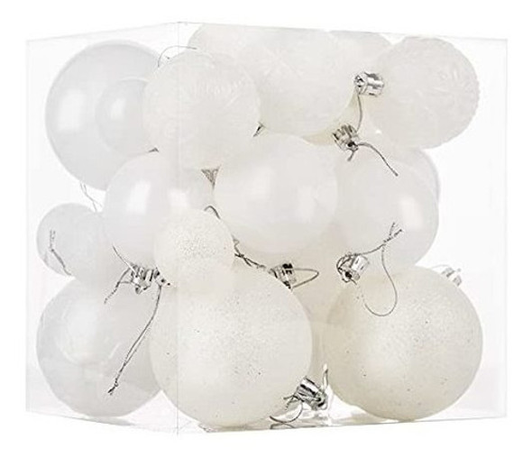 Bolas De Arbol De Navidad X32u. Surtido Blanco 0