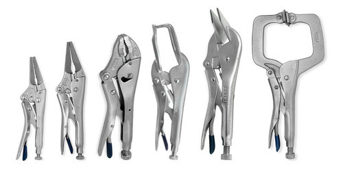 Set Pinzas Fuerza Chapista Bremen X 6 Unidades Dgm 0
