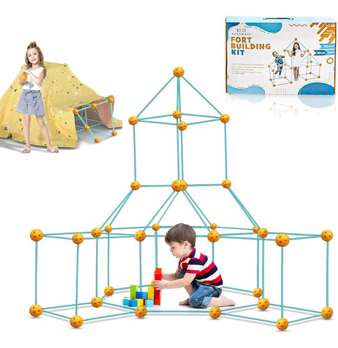 ~? Eccomeri Kids Fort Building Kit - Make A Fort - Juguetes 0