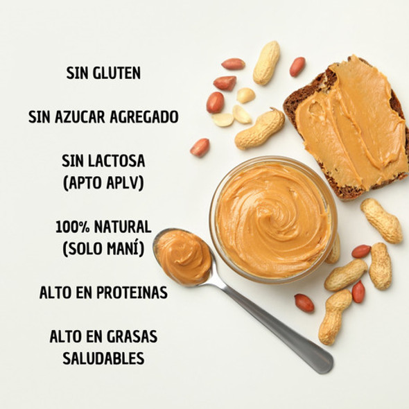 Mantequilla De Mani Crema Pasta De Maní X 1kg Natural 1