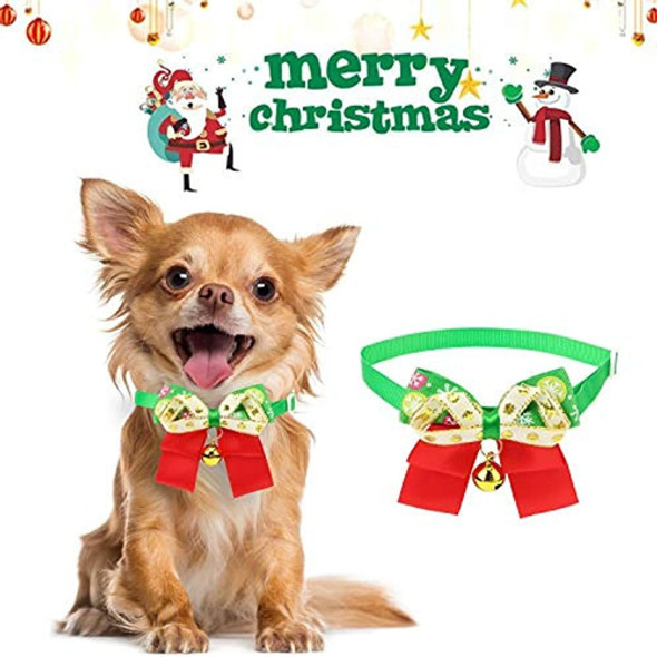 Qkurt Christmas Pet Bow Tie Collar Santa Claus Hat Bufanda T 1 Qkurt Christmas Pet Bow Tie Collar Santa Claus Hat Bufanda T 1