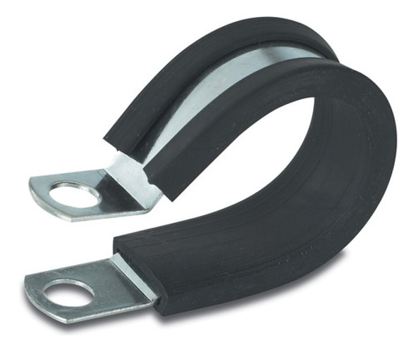 30 Abrazaderas De Acero Inoxidable Aisladas Con Goma De 8mm 0