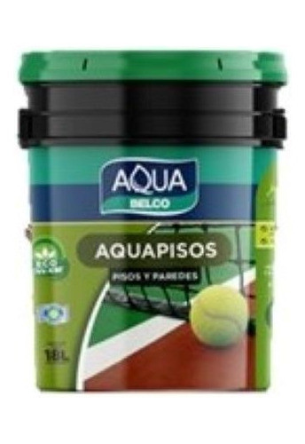 Pintura  Pisos Aquapisos Aqua Belco 1lt Verde Safari - Fr - 0