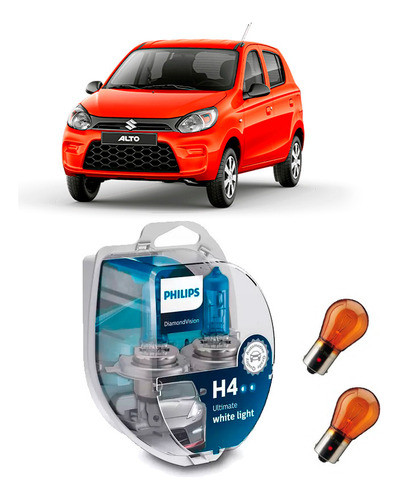 Pack Lamparas Philips Suzuki Alto 800 0