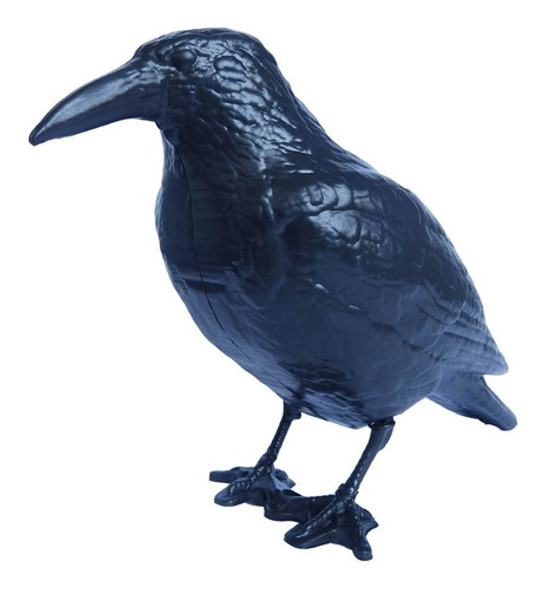 Cuervo Plastico Ahuyenta Espanta Palomas Raven Negro X 10un 0