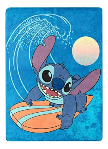 Northwest Lilo & Stitch Makes Waves Manta De Tacto De Seda, 0
