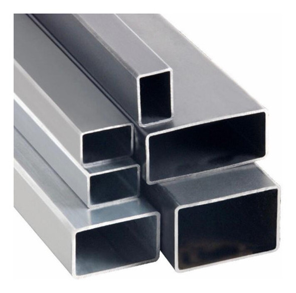 Caño Rectangular 50x150mm, Espesor 2mm, En Hierro 6mt 0