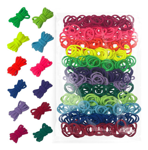 Kit De Tejido Diy, 15x15 Cm, 1200 Pcs Loops Coloridos 0