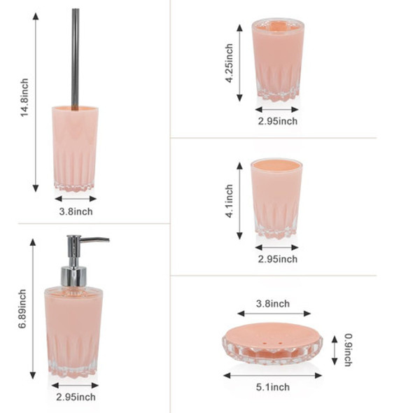 Juego De Accesorios De Baño Genéricos Juego De Regalo De Plá 1