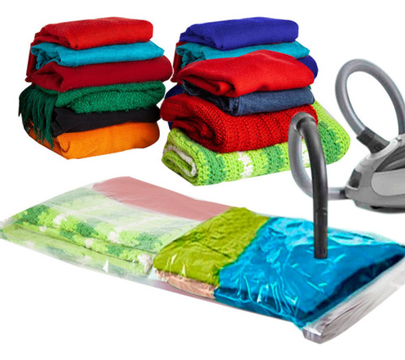 Bolsas Para Guardar Ropa Al Vacío 50x60cm Pack X 4 1