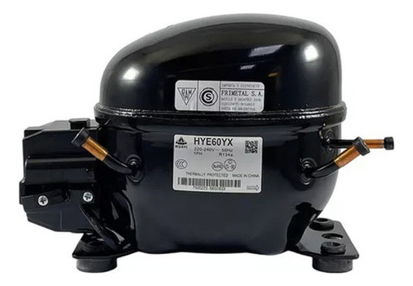 Compresor Huayi 1/3+ Motor Heladera Gas 134 0