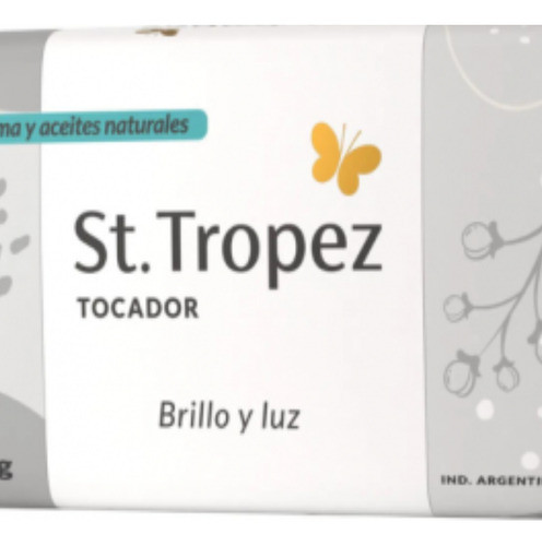 Jabon Blanco Barra Tocador St.tropez 125gr (7161) 1