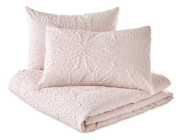 Conjunto De Edredón Microsculpt De 2 Piezas Medallón Sólido 1 Conjunto De Edredón Microsculpt De 2 Piezas Medallón Sólido 1