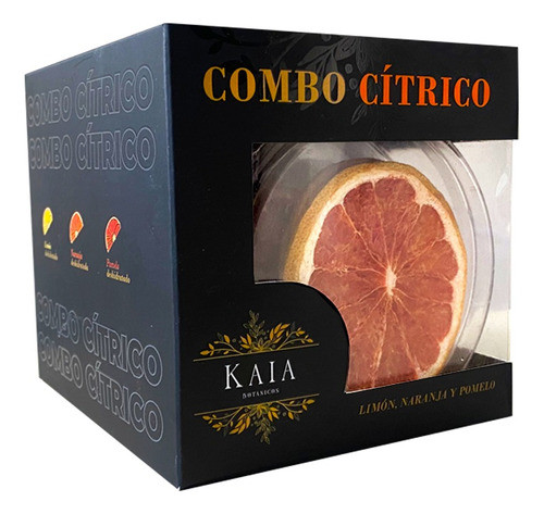 Combo Caja Citricos Secos Estuche Botanico Kaia X6 Botanicos 1