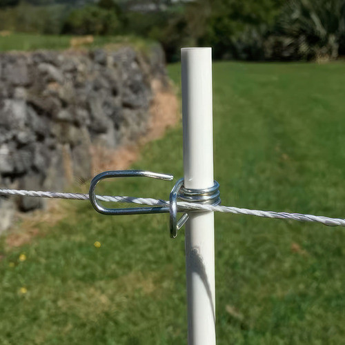 50 Clips Mariposa De Varilla De Fibra P/alambre Eléctrico 1