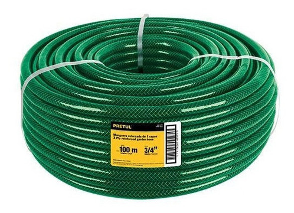 Manguera 3 Capas 3/4  1/2 3/4 Pr Rollo 100mt X M Pretul-ynte 0