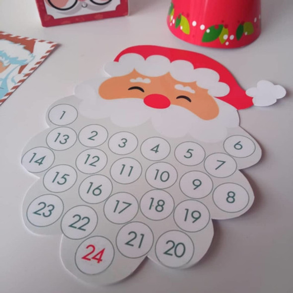 Pack Navidad Papa Noel Cartas Adviento Calendario 0
