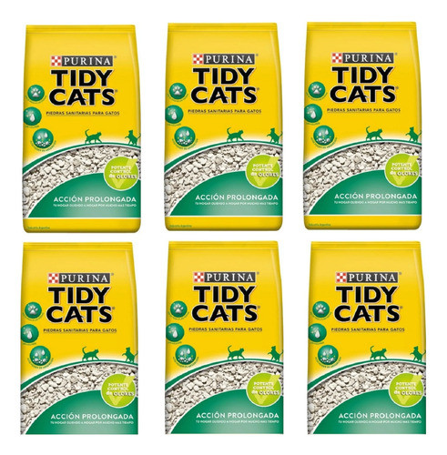 Tidy Cats Piedra Convencional 6 Unidades X  3.6 Kg Oferta 0