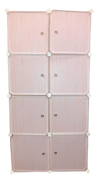 Mueble Multifuncion De 8 Modulos Con Perchero - Ropero 0