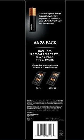 Pilas Duracell Optimum Aa Potencia Duradera Pack De 28 1