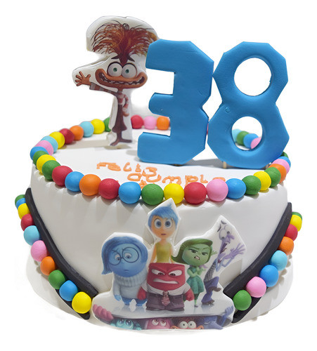 Torta Tematica Intensamente - 20 Personas Mesa Dulce 0