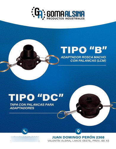 Acople Rapido Polipropileno B Tapa Th (sth) 3 Pulgadas 1