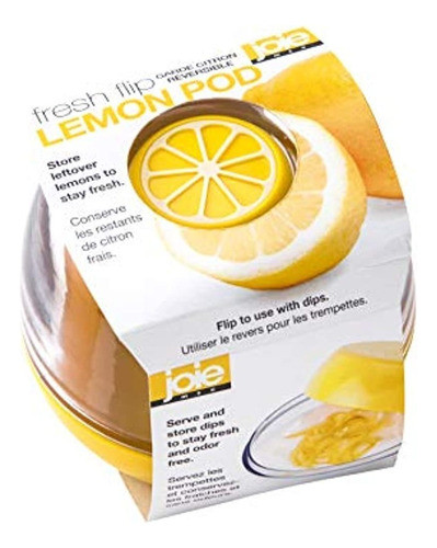 Joie Fresh Flip Lemon Saver Pod, Amarillo 0