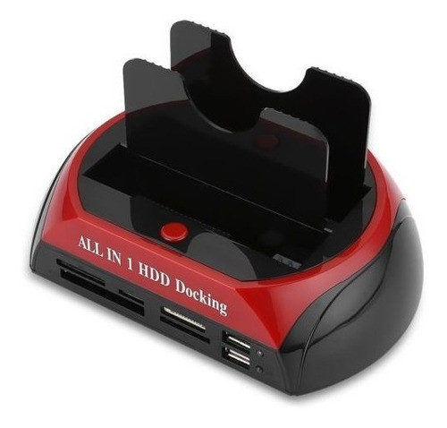 Tarjeta Lector Dual 2.5  3.5  Sata Ide Disco Duro Hdd Dockin 0