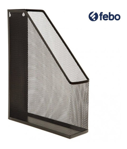 Revistero Plus Office En Metal Calado Escritorio 1