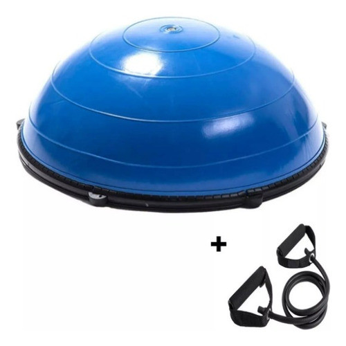 Bosu 60 Cm Con Base, Porta Extensores Y Bandas 1
