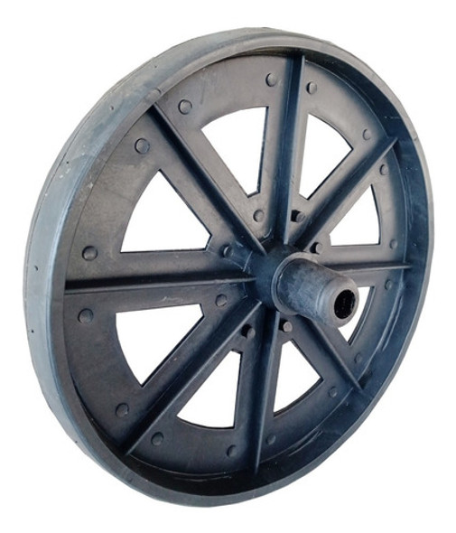 Rueda Plástica Para Hormigonera Carretilla Construcción Pvc 0